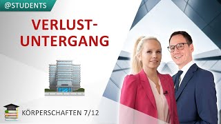 Verlustuntergang bei der Übertragung von Körperschaften und Ausnahmen hierzu  Körperschaftsteuer 7 [upl. by Atiuqam]