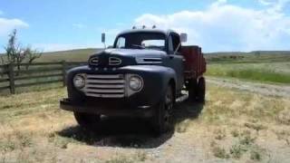 SOLD 1949 Vintage Ford F5 Flatbed Dually [upl. by Bel625]