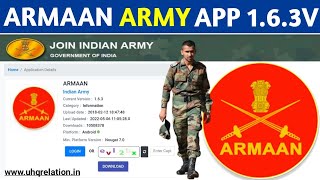 ARMAAN ARMY APP का LATEST VERSION 2022 कैसे करे डाउनलोड  How to Download Armaan Army App 202223 [upl. by Elnukeda]