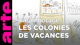 Les colonies de vacances  Karambolage  ARTE [upl. by Irat]