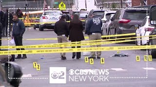 Man suspected of killing father son in Brooklyn shot dead by NYPD [upl. by Aivila]