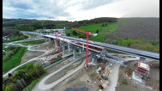 A45 Talbrücken Rahmede amp Eisern Lüdenscheid Siegen April 2024 [upl. by Sherrer559]