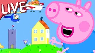 🔴 Giant Peppa Pig and George Pig LIVE FULL EPISODES 24 Hour Livestream [upl. by Yral]