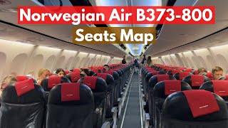 Norwegian Air B373800B7378MAX seat planning and insights [upl. by Worlock]