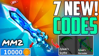 UPDATE CODES⚠️ZYLEAKS MM2 CODES IN 2024  CODES FOR ZYLEAKS MM2 MM2 CODES ROBLOX 2024 update [upl. by Hgierb]