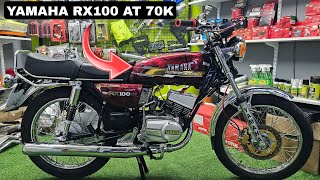 YAMAHA RX100 FULLY RESTORED AT 70K IN CHENNAI  HORSE POWER MOTOCARE  ARK Diaries [upl. by Nnylirehs]