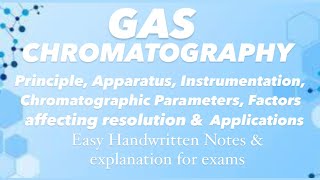 Gas Chromatography easy notes and explanation  Modern Pharmaceutical Analytical Techniques mpharm [upl. by Hallette503]