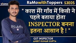 GST Inspector Amrit Gupta SSC CGL 2020 Topper Interview  RaMo with Toppers RwT S3E5 dumraontv [upl. by Yregram265]