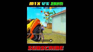 IMPOSSIBLE😱💀M1X VS ZAYN999🤯🙀 shorts freefire [upl. by Prent453]