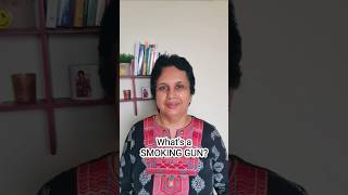 What is a SMOKING GUN idioms vocabulary [upl. by Nimaj]