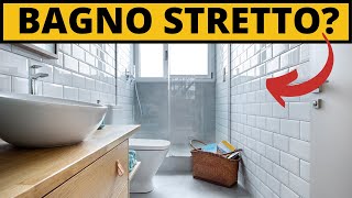 Come arredare un bagno stretto e lungo Passo per passo [upl. by Ati]