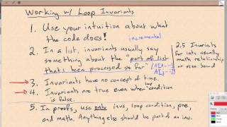 Loop Invariant Tips [upl. by Aicilaanna458]