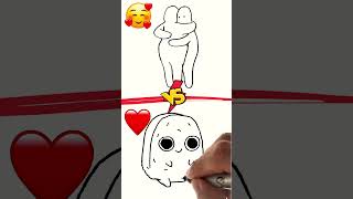 How to Draw Nugget and Man drawing easy howtodraw easydrawingsstepbystep [upl. by Busiek801]