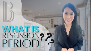 What is Home Buyer Rescission Period BC Vancouver [upl. by Worl]