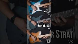 Strat vs Super Strat vs Tele [upl. by Aieken974]