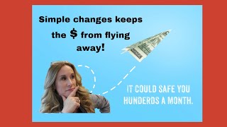 Behavior changes that could save you hundreds of dollars a month [upl. by Dnana280]