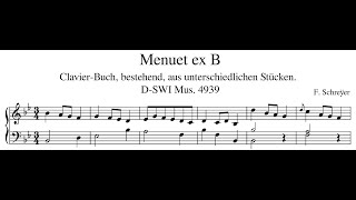 F Schreÿer – Menuet ex B [upl. by Merrell]