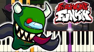 Ejected  Friday Night Funkin VS Impostor V3 Piano Tutorial [upl. by Josee118]