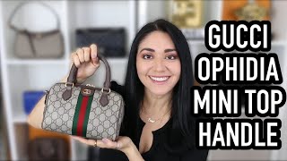 FIRST IMPRESSION Gucci Ophidia GG Mini Too Handle  4 Key Points Size Comparison ls What It Fits [upl. by Emixam320]