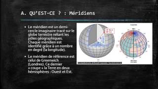 GEO3  FTS  Méridiens parallèles et pôles [upl. by Danelle507]