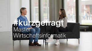 kurzgefragt Wirtschaftsinformatik Master  HSBI [upl. by Elwina]