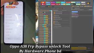 Oppo A38  Frp Bypass Unlock Tool By  hardware phone bd [upl. by Olbap467]