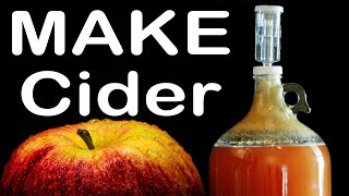 How to Make Hard Cider Alcohol from Apple Juice [upl. by Nevin]