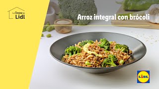 Arroz integral con brócoli 🥦 🍚  Recetas de arroz  Lidl España [upl. by Jobey536]