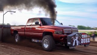 Truck Pull 2021 26 Diesel trucks Thoroughbred Diesel Throwdown Battle of The Bluegrass Pulling [upl. by Bronson]