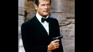 Roger Moore Bond tribute [upl. by Eki]