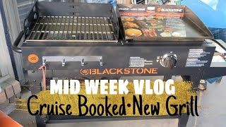 WEEKLY VLOG•BLACKSTONE GRIDDLEGRILL COMBO UNBOXING [upl. by Acherman]