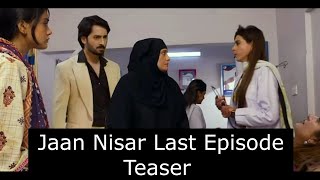 Jaan Nisar Last Episode Promo  Jaan Nisar Last Episode Teaser  Hiba [upl. by Brandtr]