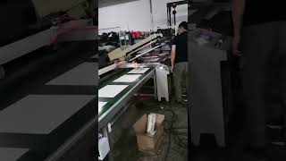 Fully automatic flat screen printing machine the fastest speed can reach 8001200Hsheet [upl. by Yornek351]