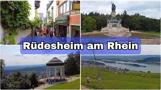 Rüdesheimer am Rhein Tour 2021  Germany 4K [upl. by Dnamron14]