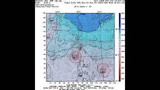 Typhoons over tropical Northwest Pacific 20241109 12UT prediction [upl. by Anenahs]