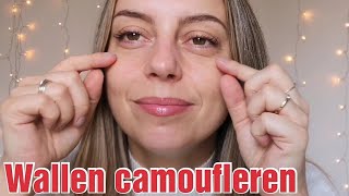 WALLEN EN DONKERE KRINGEN CAMOUFLEREN met huidverzorging amp make up  tutorial [upl. by Marduk]