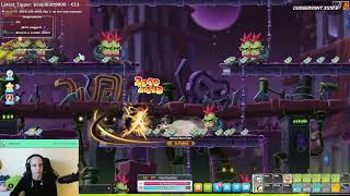 VOD Training New Class Khali in MapleStory Korea  KMST  Coppersan VODS [upl. by Dnomra546]