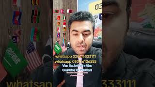 Visa On Arrival From Pakistan  Visa On Arrival For Pakistani Passport [upl. by Eded927]