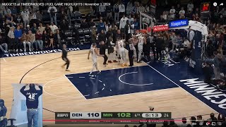 FlightReacts To NUGGETS at TIMBERWOLVES  FULL GAME HIGHLIGHTS  November 1 2024 [upl. by Schouten276]