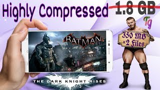 Highly compressed the dark knight rises Android  apkdata  Gameplay Proof  Review Hindi [upl. by Ssilem]