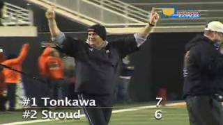 2009 Oklahoma Class quotAquot Football State Final  Tonkawa vs Stroud [upl. by Doownel]