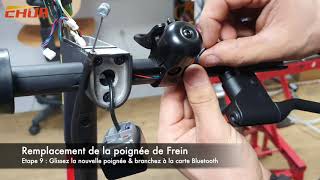 Tutoriel Remplacement Poignée de Frein Trottinette Xiaomi M365  Pro [upl. by Hazeghi]