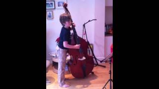 2nd Position Boogie  Double Bass Toby [upl. by Ruomyes]