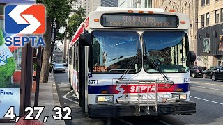 SEPTA New Flyer DE40LF 82628271 DE40LFR 8551 XDE40 3430 4 27 32 buses [upl. by Retla]