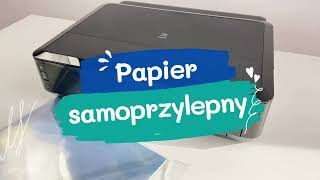 Papier samoprzylepny do drukarki Naklejki zrób to sam 🖨✂📌 [upl. by Einna]