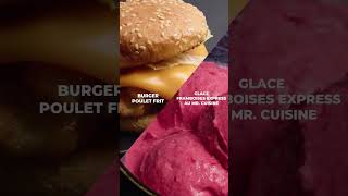 Burger au poulet frit et glace framboises express  Les recettes petits budgets de Jordan 16may [upl. by Gipsy]