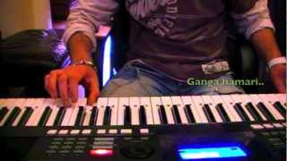 Ram teri ganga mailimale version on keyboard [upl. by Otrevire]