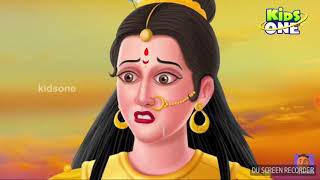 Real story of sammakka sarakka l beautiful cartoon [upl. by Nnayelhsa302]