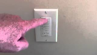 Somfy Wall Switch Demo [upl. by Baecher130]