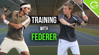 My Training with Roger Federer [upl. by Ahsitaf]